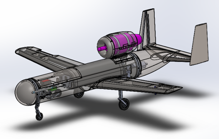 Figure 3: CAD Model of the UAV